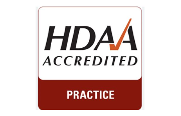 HDAA logo at Clearly Dental Riverwood